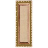 Flair Rugs Ročno tkan volnen tekač v naravni barvi 80x230 cm Lois – Cene