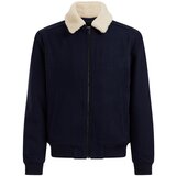 WE Fashion Prehodna jakna kremna / temno modra | Shoptok.si