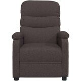  Masažni stol temno rjavo blago, (20608656) | Shoptok.si