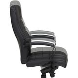 MID.YOU PISARNIŠKI STOL kovina, tekstil črna, barve kroma | Shoptok.si