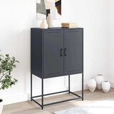  Visoka komoda antracit 68,5x38,5x107 cm čelična | Eponuda.ba