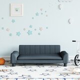 vidaXL Dječja fotelja tamnosiva 90 x 53 x 30 cm od tkanine Cijene