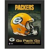 The Highland Mint Green Bay Packers Team Helmet Frame fotografija v okvirju | Shoptok.si