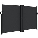 vidaXL Zložljiva stranska tenda črna 140x600 cm, (21118978) | Shoptok.si
