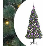  Umjetno božićno drvce sa svjetlima i setom kuglica 120 cm PET | shoptok.hr