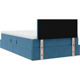 vidaXL Krevet s od storage s madracem Tamno plava 120 x 200 cm Baršun | shoptok.hr
