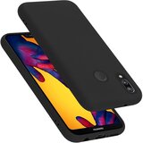  Ohišje, združljiv s Huawei v tekoči črni barvi - zaščitni pokrov iz fleksibilnega silikona TPU, (20584592) | Shoptok.si