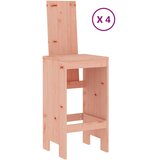  5-dijelni vrtni barski set od masivnog drva duglazije | shoptok.hr