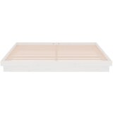  Okvir za krevet od masivnog drva bijeli 200 x 200 cm | Eponuda.com