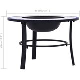 Posuda za vatru s mozaikom plavo-bijela 68 cm keramička | shoptok.hr