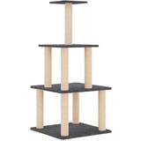  Penjalica za mačke sa stupovima za grebanje tamnosiva 111 cm | Eponuda.com