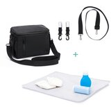 Fillikid organizer za kolica Larvik, black | shoptok.hr