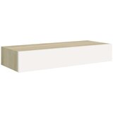 vidaXL zidna polica s ladicom boja hrasta i bijela 60x23,5x10 cm MDF | shoptok.hr