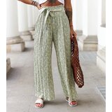 UR/CEO Green wide pleated pants Pietro | Shoptok.si
