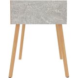  Noćni ormarići 2 kom boja betona 40x40x56 cm konstruirano drvo | shoptok.hr
