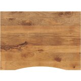 vidaXL Mizna plošča ukrivljena 110x80x2,5 cm trden mangov les | Shoptok.si
