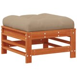  Set lounge namještaja za vrt 6 pcs Vosak Smeđa Masivna borovina - Vosak smeđa bor | shoptok.hr