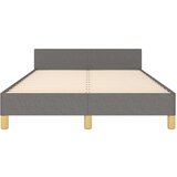  Okvir za krevet s uzglavljem tamnosivi 120x200 cm od tkanine | shoptok.hr