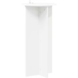  Stalak za biljke 2 pcs Bijela Ø40 x 80 cm Konstruirano drvo | shoptok.hr