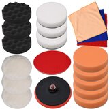 vidaXL 18-dijelni set jastučića za poliranje 150 mm u