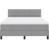  Krevet s opruga kutije Svijetlo siva 160 x 200 cm tkanina | shoptok.hr