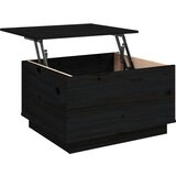  Klubska mizica črna 60x50x35 cm trdna borovina, (20711483) | Shoptok.si