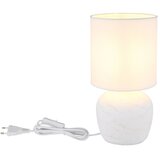 Globo 21739W - Stona lampa MARBLE 1xE14/40W/230V bela | Eponuda.com