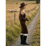 Sinsay Rebrasta midi haljina s viskozom | shoptok.hr