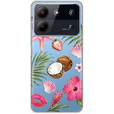  Maska za ZTE Blade A54 Coconut Paradise Silikonska Print Cene