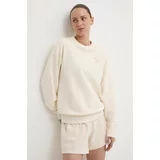 Puma Bombažen pulover BETTER CLASSIC ženski, bež barva, 624231
