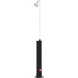  Solarni tuš s tuš glavom 20 l PVC, ABS, Legirani cink Crna | Eponuda.com