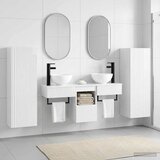  Set namještaja za kupaonicu 5 kom. Bijela visokog sjaja | shoptok.hr
