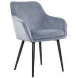 Livetastic Naslanjač Samt, Svetlo Siva | Shoptok.si