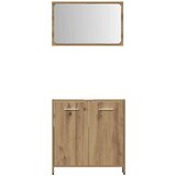 vidaXL 3-dijelni set kupaonskog namještaja käsityöläinen tammi | shoptok.hr