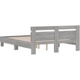  Okvir za krevet s uzglavljem boja hrasta 150x200 cm drveni | shoptok.hr