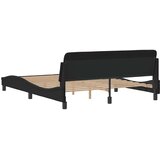 Okvir za krevet Dover crni 160x200 cm baršunasti | shoptok.hr