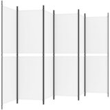 Sobna pregrada s 6 panela bijela 300 x 180 cm od tkanine | Eponuda.ba