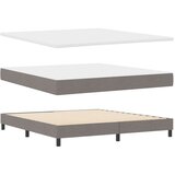  Postelja z vzmetnico z vzmetnico Taupe 180 x 200 cm blago, (5000128466) | Shoptok.si
