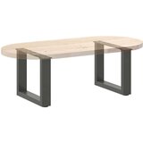  Noge kavne mizice v obliki črke U 2 kosa Antracit 30x(30-31) cm, (21828630) Slike
