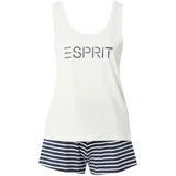 Esprit Kratke hlače za spavanje 'Mia' mornarsko plava / bijela