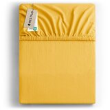 DecoKing Plahta s gumom Amber 120-140x200 cm, žuta Slike