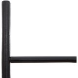  Ljestva za deke Crna 50 x 190 cm Bambus | shoptok.hr