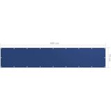Balkonski Balkonsko platno modro 75x400 cm oksford blago, (20966939) | Shoptok.si