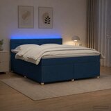  Boxspring krevet s madracem Plava 180 x 200 cm Tkanina | shoptok.hr