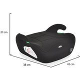 Cangaroo auto sedište i-jet black, 125-150cm