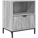vidaXL Nočna omarica Siva sonoma 49 x 36 x 61 cm Konstruiran les | Shoptok.si