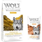 Wolf of Wilderness 12kg + 100g Snack "Explore the Wide Acres" piletina gratis! - Explore The Endless Terrain - piletina (Mobility)