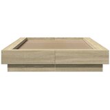  Okvir za krevet boja hrasta 90 x 190 cm od konstruiranog drva | shoptok.hr