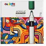Amphora Set Akrilnih markera Carioca Plus, 8 komada Cene
