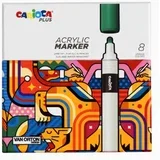 Set Akrilnih markera Carioca Plus, 8 komada
